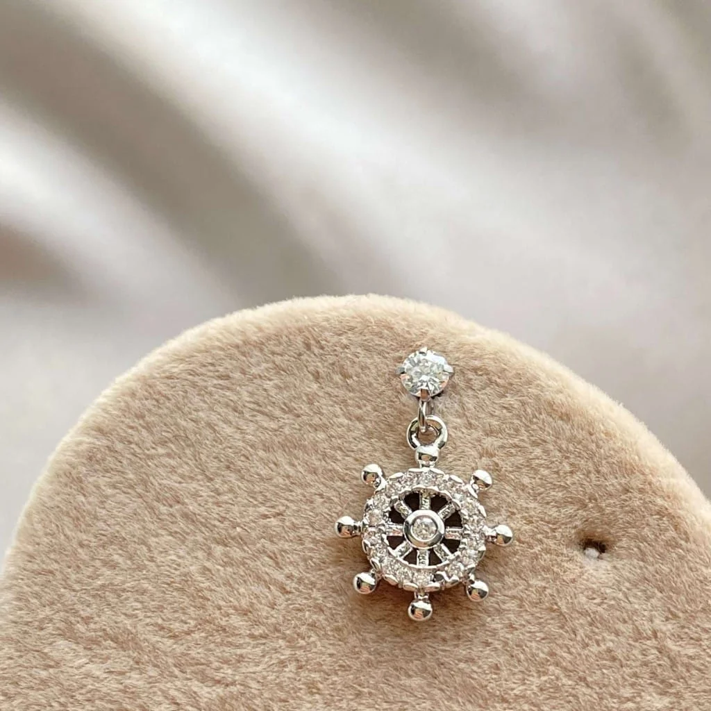 Dümen Tragus Çelik Küpe
