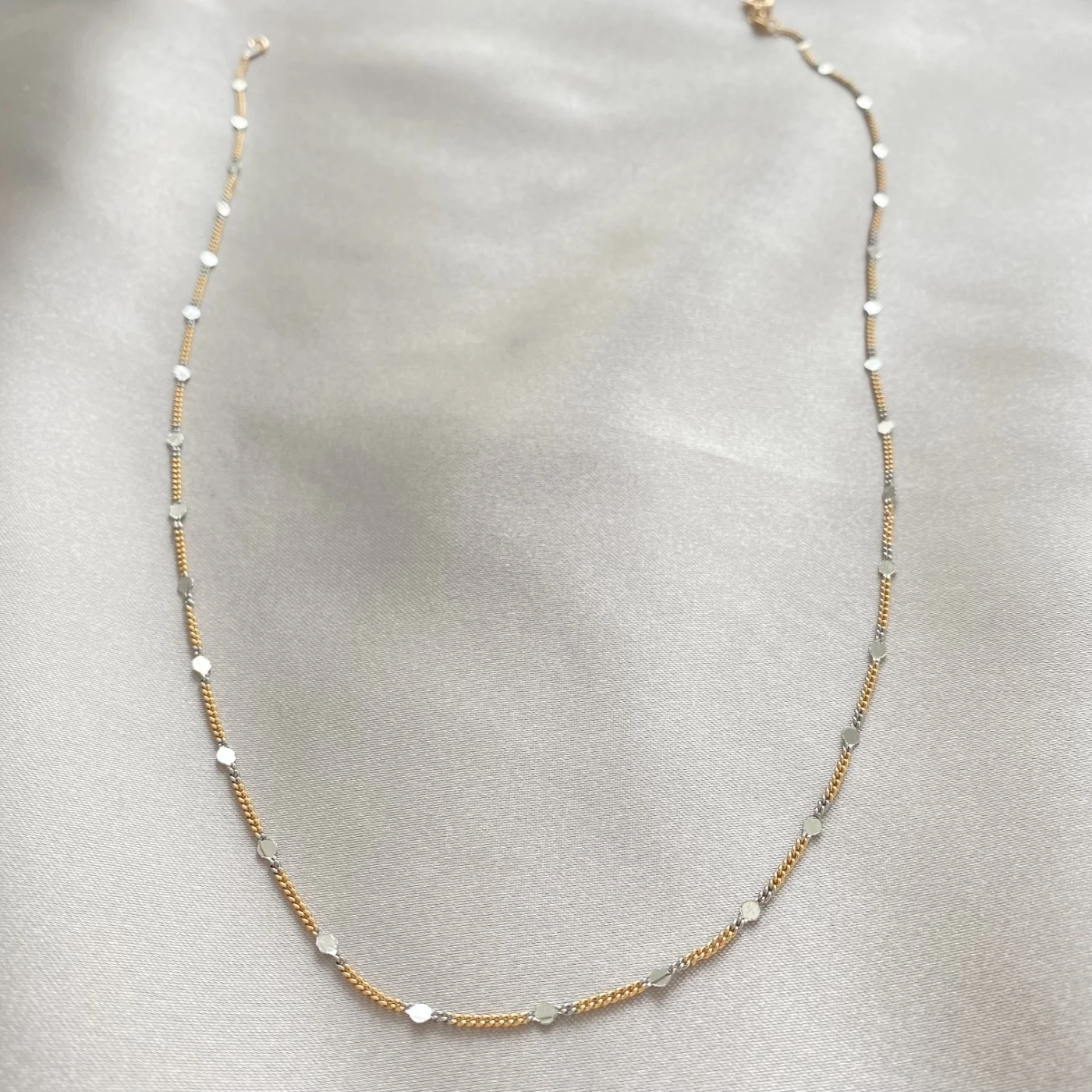 İki Renkli Pullu Kolye Xuping