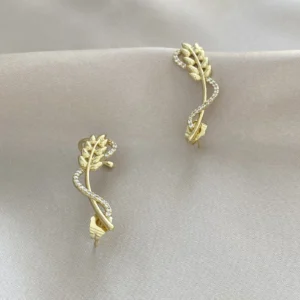 Başak Detay Tasarım Kıkırdak Küpe Xuping Gold ( Sağ Kulak )