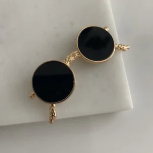 Siyah Gözlük Broş