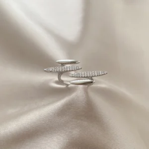 Zirkon Taşlı Geniş Tasarım Yüzük Xuping Silver