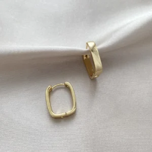 Dikdörtgen Küpe Xuping Gold