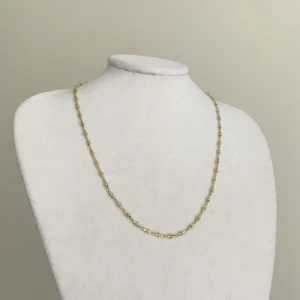 Topçuklu Silindir Zincir Kolye Xuping Gold (50 cm)