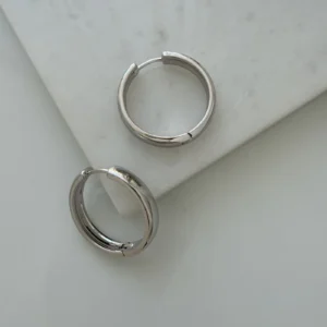 Plaka Halka Küpe Xuping Silver