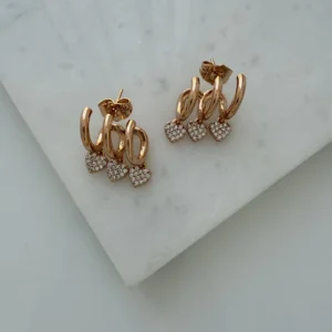 Yıldız Detay Kıkırdak Küpe Xuping Gold