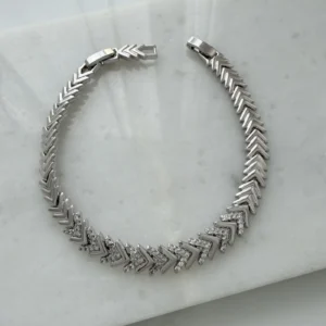 Zirkon Taşlı Başak Model Bileklik Xuping Silver